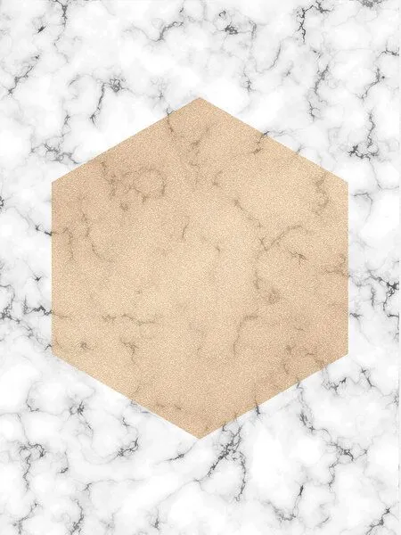 Photocircle Photocircle Poster / Leinwandbild - Marble Shape I – Produktbild 1 von 4
