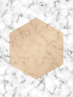 Photocircle Photocircle Poster / Leinwandbild - Marble Shape I – Produktbild 1 von 1