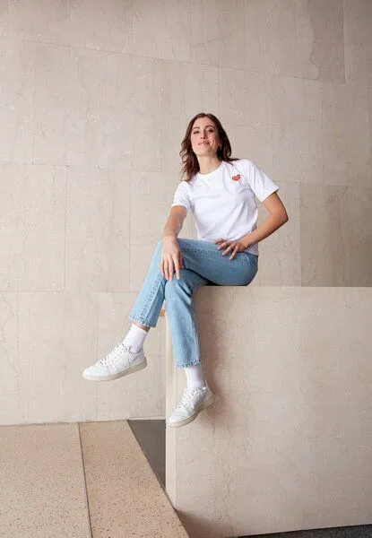 Givn Berlin Givn Berlin T-Shirt GBRUTH (Love Heart) aus Bio-Baumwolle - White, White, – Produktbild 2 von 4