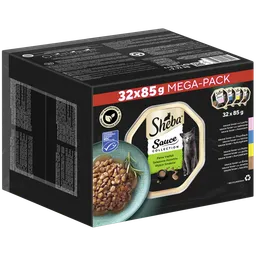 Sheba Sheba Schale Multipack Sauce Collection Feine Vielfalt MSC 32x85g – Produktbild 1 von 1