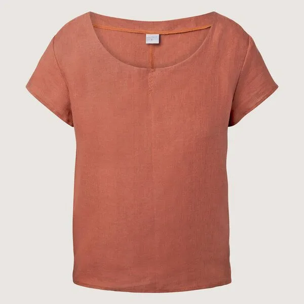 Frija Omina Frija Omina Hanf-Shirt Coube, Rost (orange), – Produktbild 1 von 3