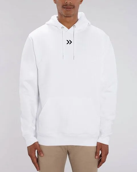 Human Family Human Family Bio Unisex Hoodie - "Skip", White, – Produktbild 2 von 4