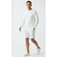 ORGANICATION ORGANICATION STEVVEN | Waffel-Shorts aus Bio-Baumwolle & recyceltem Polyester, White, – Produktbild 2 von 4