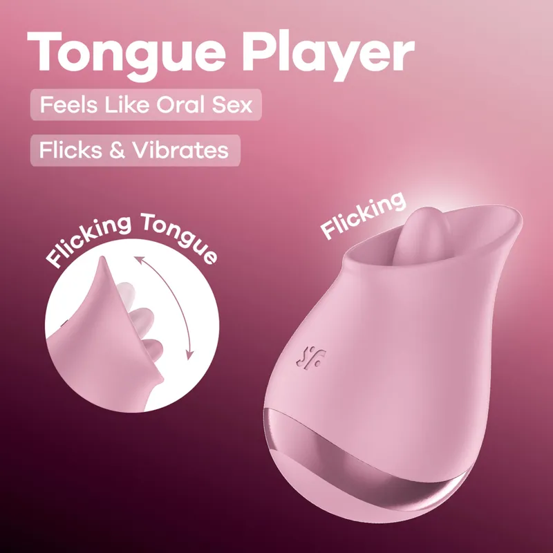 Satisfyer Satisfyer Tongue Player, 7,5 cm, Rosa, – Produktbild 1 von 1