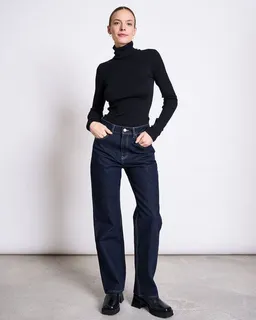 JAN N JUNE JAN N JUNE STRAIGHT LEG HIGHWAIST JEANS VILCA GOTS – Produktbild 1 von 1
