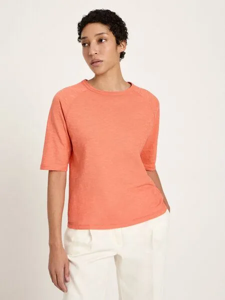 LANIUS LANIUS Raglanshirt (GOTS) aus Bio-Baumwolle, Peach, – Produktbild 4 von 4