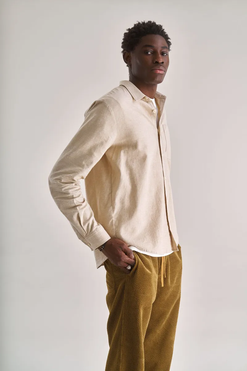 KOMODO KOMODO Herren vegan Shirt Spectre Sand, Beige, – Produktbild 2 von 2