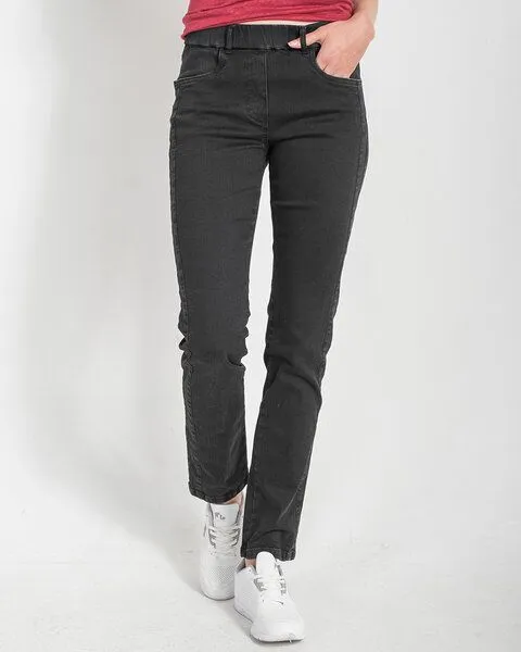 Alma & Lovis Alma & Lovis Schmale Damen Jeans aus Bio-Baumwolle | Slim Jeans, Grau, – Produktbild 1 von 4