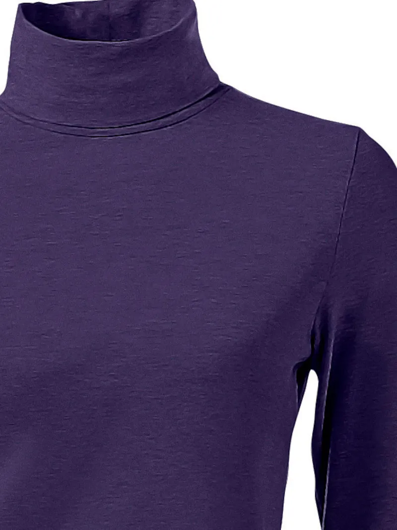heine Rollkragenshirt, Pflaume, – Produktbild 1 von 2