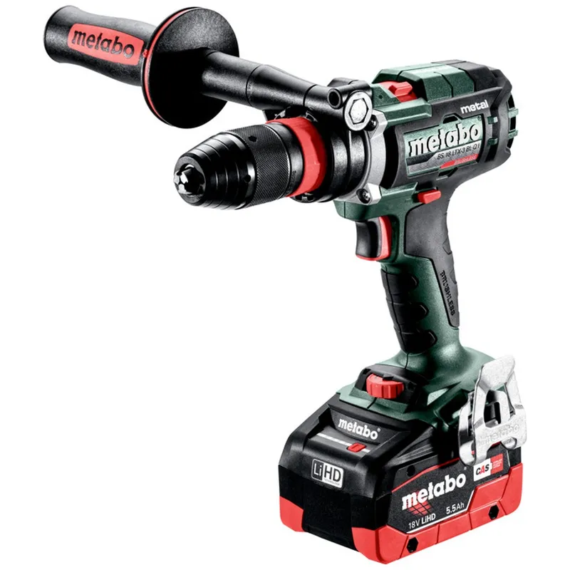 Metabo Metabo Akku-3-Gang-Bohrschrauber BS 18 LTX-3 BL Q I Metal, metaBOX 145 L, 18V 2x5.5Ah LiHD + ASC 145 – Produktbild 1 von 1