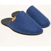 Magicfelt Magicfelt Filz-Pantoffel Magic Travel aus 100% recycelter Schurwolle für Damen & Herren - perfekt für Reisen & Zuhause, Blau, – Produktbild 1 von 2