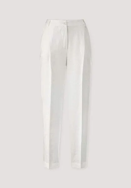 hessnatur hessnatur Hose Straight Leg Relaxed aus reinem Leinen, Naturweiss, – Produktbild 4 von 4