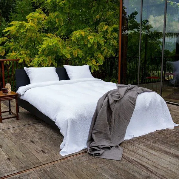 Kayori Kayori Ochi Bettwäsche Tencel, Weiss, – Produktbild 1 von 3