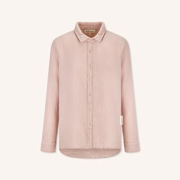 NORDLICHT NORDLICHT Damen Musselin Bluse aus 100% Bio-Baumwolle FENJA, Rosa, – Produktbild 2 von 4