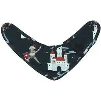 Walkiddy Baby Dreieckstuch GOTS zertifiziert Bio-Baumwolle Grün „Casteland“ weich saugfähig Sabbertuch mit Druckknopf – Walkiddy – Produktbild 1 von 1