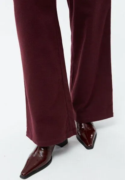 Givn Berlin Givn Berlin Flanellhose GBBEATRICE aus Bio-Baumwolle, Burgundy, – Produktbild 3 von 3