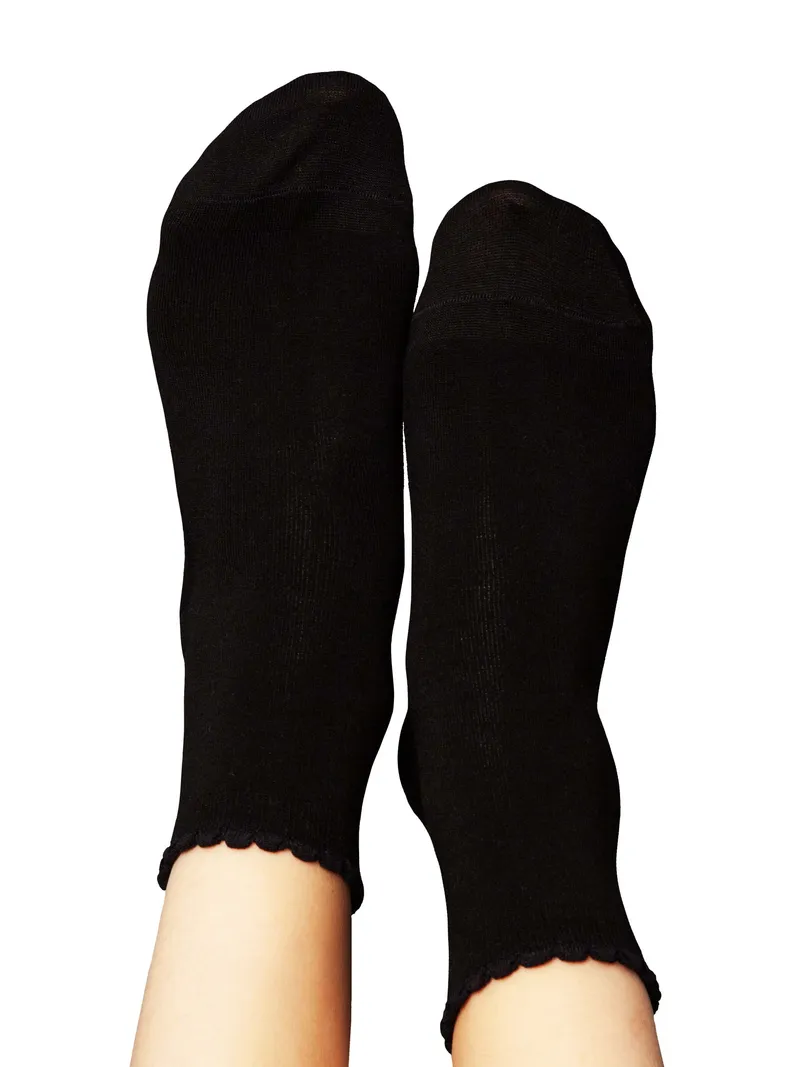 FellHerz Socken mit Viskose (aus Bambus-Cellulose) Herz schwarz - 35-38 – Produktbild 1 von 1