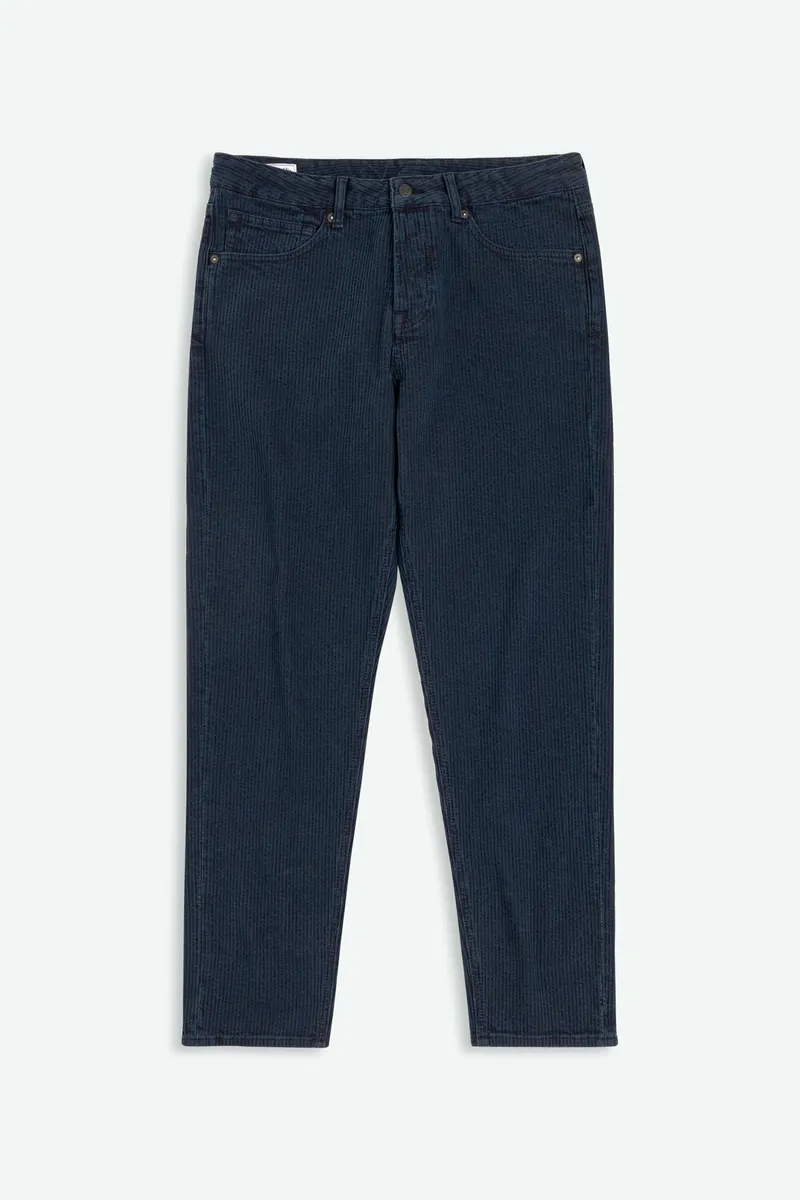Kings Of Indigo Kings of Indigo Herren vegan Cordhose Sushan Mid Indigo, Dunkelblau, – Produktbild 2 von 2