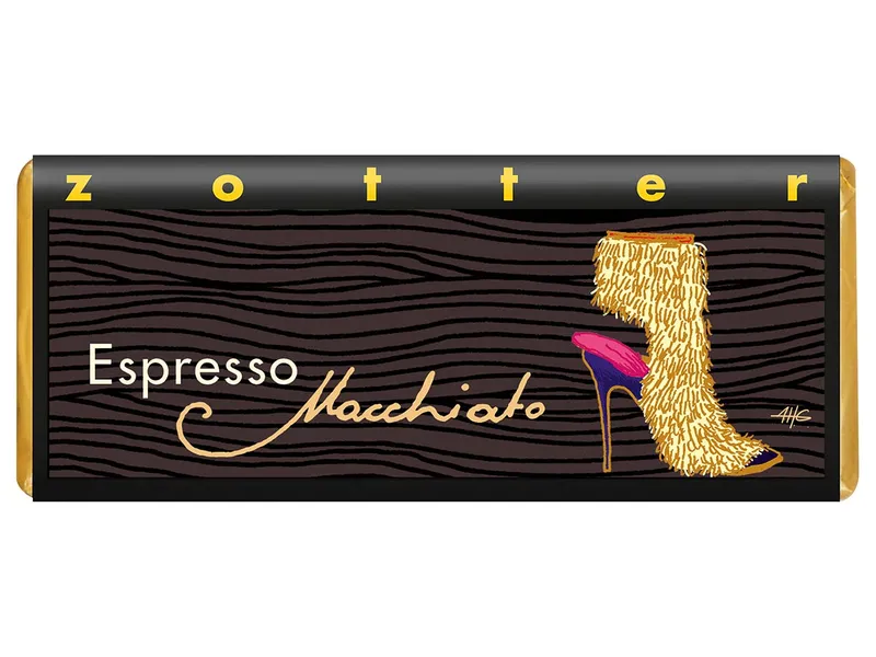 Zotter Bitterschokolade mit Espressocreme, handgeschöpft – Produktbild 1 von 3
