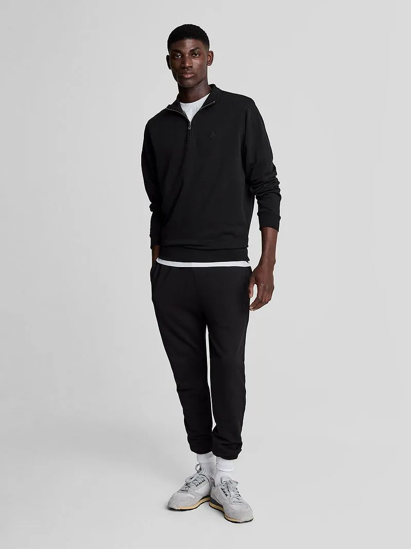 Lyle and Scott Lyle & Scott Half Zip Pull Tonal Schwarz - Größe XL, Schwarz, – Produktbild 2 von 5