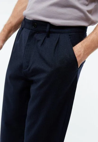 Givn Berlin Givn Berlin Hose GBLORENZ aus Wolle mit Bundfalten, Midnight blue, – Produktbild 3 von 4