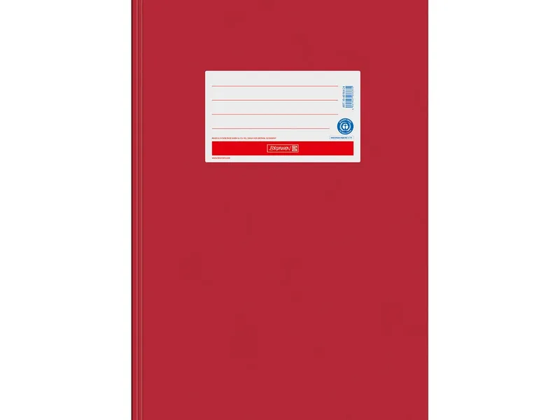 BRUNNEN BRUNNEN Heftumschlag "Premium" aus Papier extrastark, DIN A4, Hochrot, – Produktbild 1 von 1