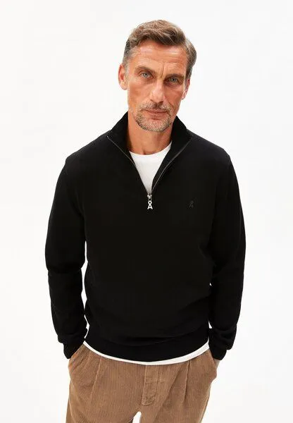ARMEDANGELS ARMEDANGELS FAABES Herren Pullover aus Bio-Baumwolle, Black, – Produktbild 1 von 4