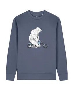 watapparel watapparel Sweatshirt Unisex Bär auf Bike – Produktbild 1 von 1