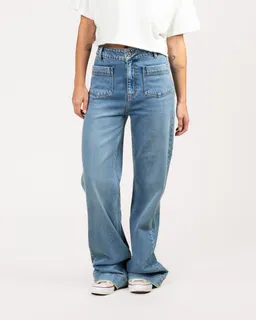 Kuyichi Kuyichi Damen vegan Jeans Julie Straight True Indigo – Produktbild 1 von 1