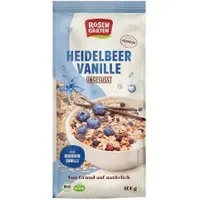 Rosengarten Heidelbeer-Vanille-MÃ¼sli, ungesÃ¼Ãt – Produktbild 1 von 1