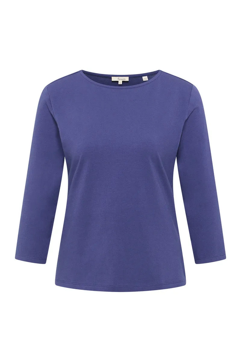Tranquillo Jerseyshirt Jaadee aus Bio-Baumwolle - indigo blue / S – Produktbild 1 von 2