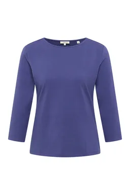 Tranquillo Jerseyshirt Jaadee aus Bio-Baumwolle - indigo blue / S – Produktbild 1 von 1