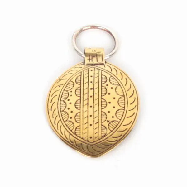 El Puente El Puente Kettenanhänger | Fair Trade & Handmade aus Nepal, Gold, – Produktbild 1 von 1
