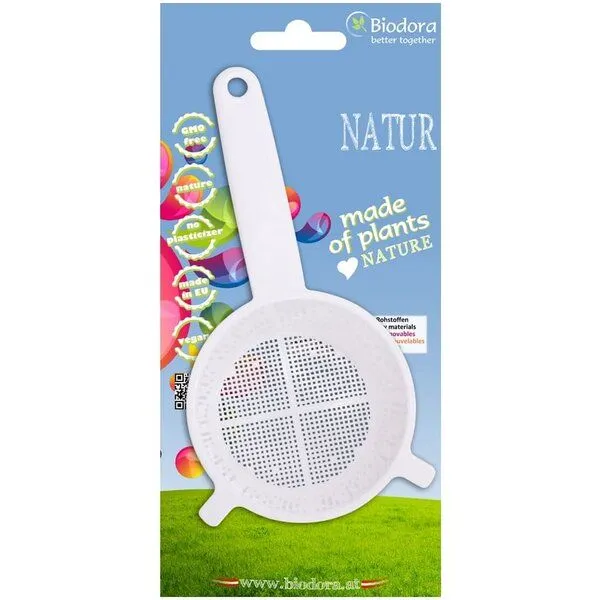 Biodora Biodora Bio-Küchensieb Ø8 cm – Weichmacherfrei – Biokunststoff auf Stärkebasis – Made in EU – Produktbild 1 von 2