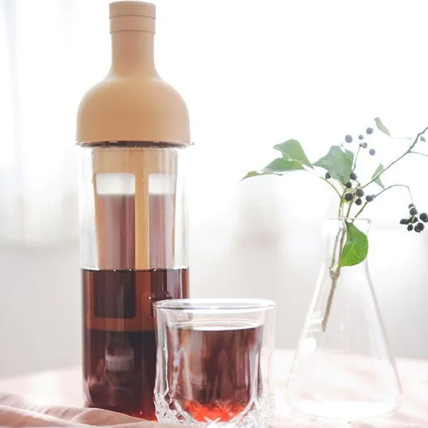 Hario Hario Cold brew Kaffee Flasche mit Sieb, Milk coffee, – Produktbild 2 von 3