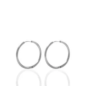 ELEKTROPULLI ELEKTROPULLI Coole & Zeitlose, feine Creolen in 8mm - 80mm / 13 Größen, Silber, – Produktbild 2 von 5