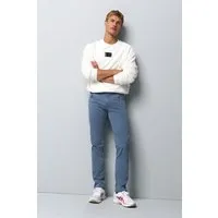 M 5 BY MEYER M 5 BY MEYER Baumwolle-Tencel Microstruktur Five Pocket, Blau (blau), – Produktbild 2 von 5