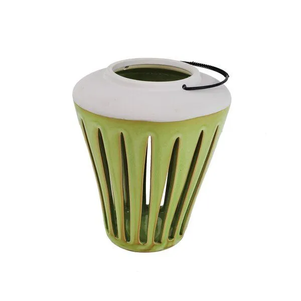 Mitienda Shop Mitienda Shop Laterne aus Keramik hoch – Produktbild 2 von 3