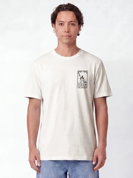 watapparel watapparel T-Shirt Unisex Tarot The Magician, Off white, – Produktbild 2 von 2