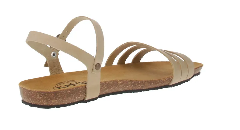 Plakton Plakton Damen Riemchensandaletten, Braun, – Produktbild 5 von 6