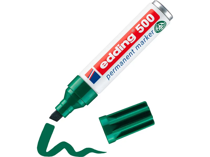 Edding Edding Permanentmarker "500" grün – Produktbild 2 von 3