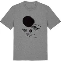 päfjes päfjes Ping Pong Tischtennis - Fair Wear Männer T-Shirt, Grau, – Produktbild 1 von 1