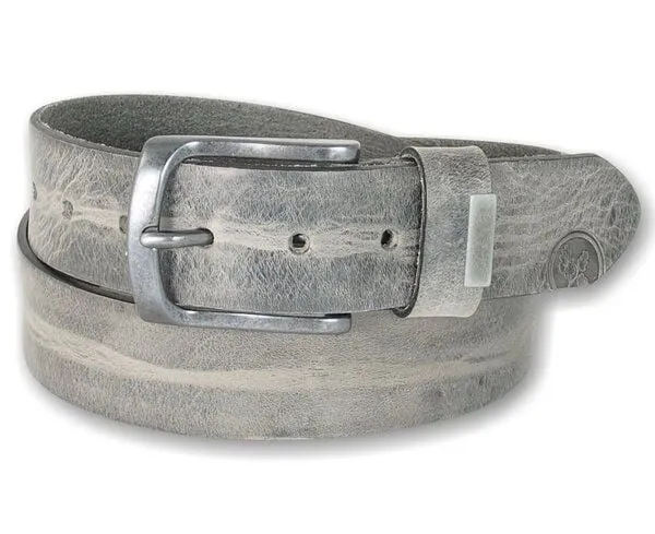 Greenbelts Greenbelts Herren Ledergürtel ROBIN, Grau, – Produktbild 2 von 6