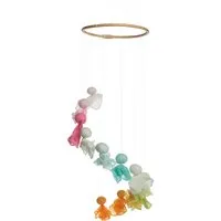 HANS NATUR Baby Mobile Feentanz, Pastellfarben 12 Feen – Produktbild 1 von 1
