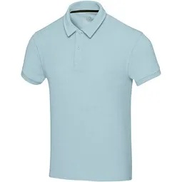 Elevate NXT Akoya Poloshirt aus GRS-recyceltem Frottee Unisex, Cloud Blue, XS, Hellblau, – Produktbild 1 von 1