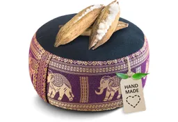 livasia Meditationskissen Zafukissen (Deluxe) - 32x20cm, Kapok, vegan, handgefertigt – Produktbild 1 von 1