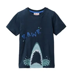 People Wear Organic People Wear Organic Kurzarm Shirt, dunkelblau, "Hai", Bio-Baumwolle – Produktbild 1 von 1