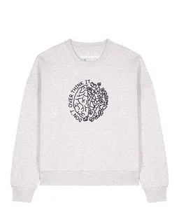 watapparel watapparel Sweatshirt Frauen Don't overthink it – Produktbild 1 von 1