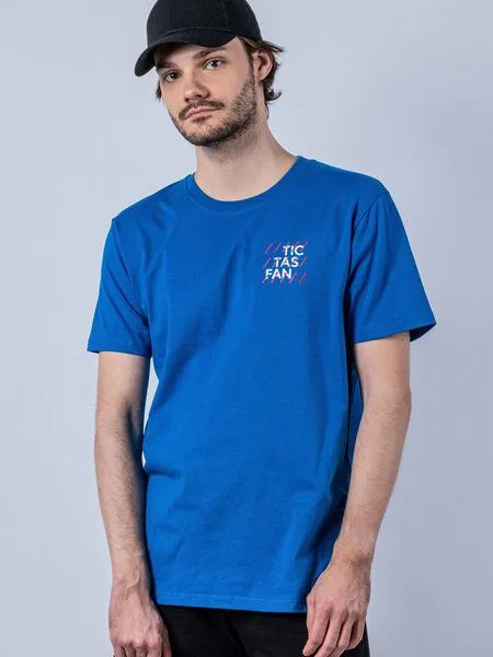 FANTASTIC REALITY STUDIOS Fantastic Reality Studios Slash T-Shirt – Bio-Baumwolle, Unisex, Blau, – Produktbild 2 von 3