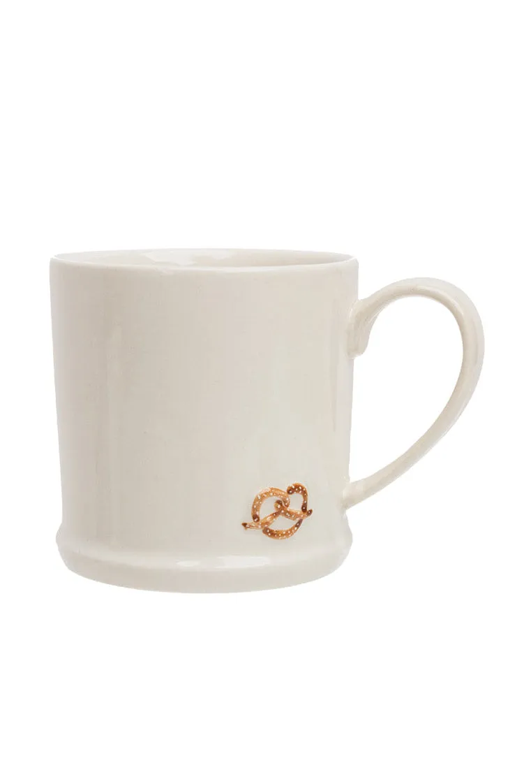 Tranquillo Tranquillo Tasse BRUNETTEA Brezel – Steinzeug, Creme, – Produktbild 5 von 5